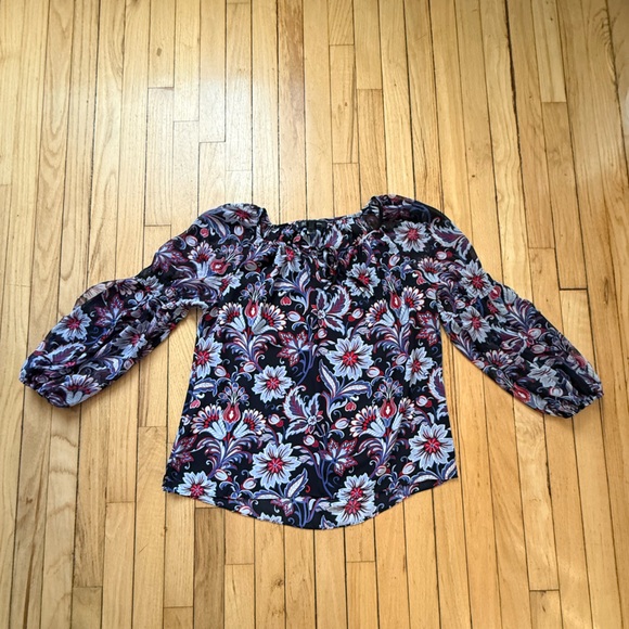 INC International Concepts Tops - INC International Concepts Floral long sleeve Blouse - size Medium.